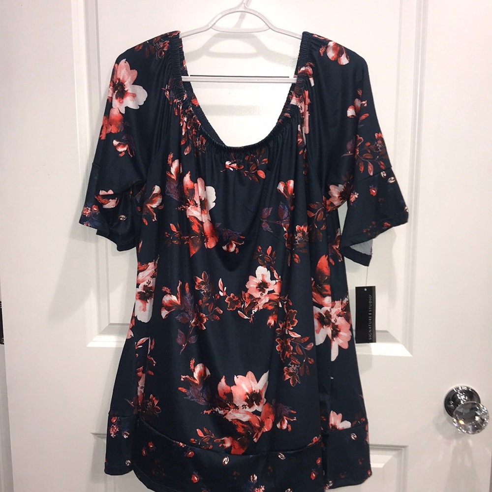 off the shoulder tunic